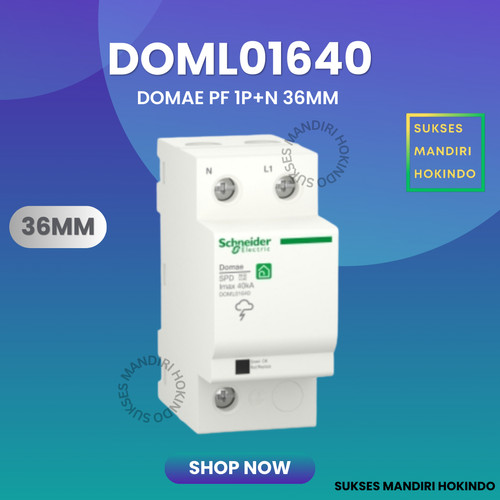 Domae Surge Arrester PF 1P+N 40 kA Original SNI NEW DOML01640