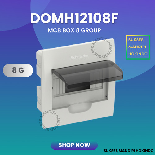 Box MCB 8 Group Inbow Schneider Domae Original SNI 8 Modul DOMH12108F