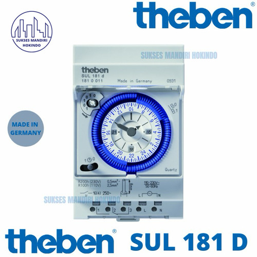 Timer Analog Automatic SUL 181 D Theben Made In Germany Original SNI