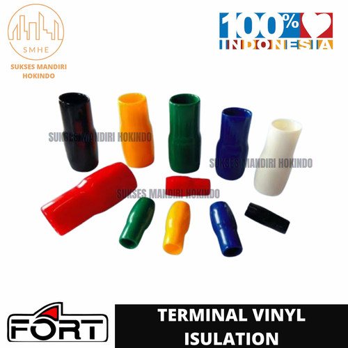 Terminal Vinyl 4,1mm Isulation merah kuning hitam biru hijau ORI SNI