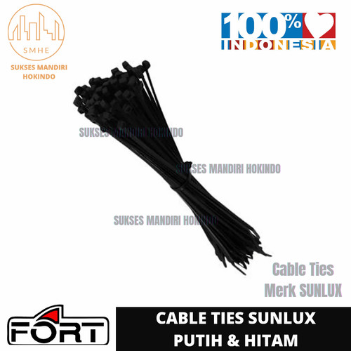 kabel Ties Cabel Ties 10/15/20/25/30 Cm Kualitas Terbaik SNI SUNLUX