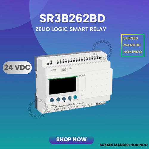 Schneider SR3B262BD 24 V DC Zelio Logic Original SNI