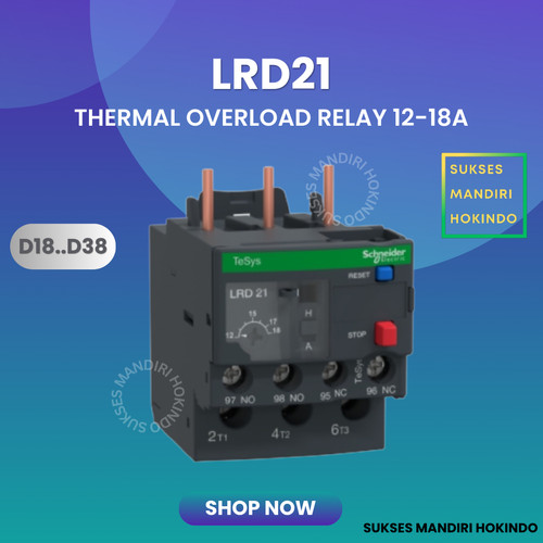 LRD21 LRD 21 Thermal Overload Relay Schneider TeSys Original SNI