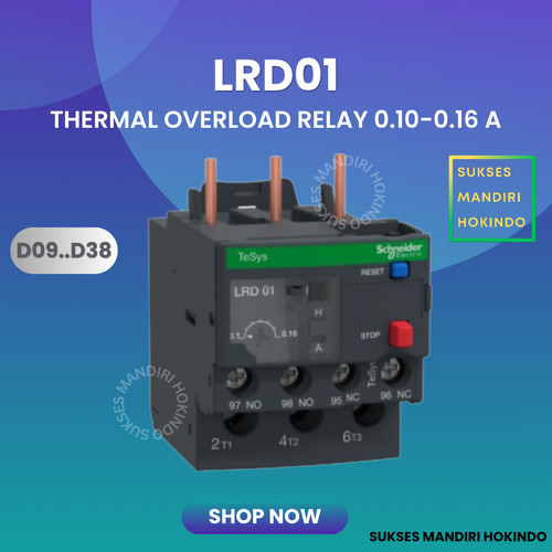 LRD01 LRD 01 Thermal Overload Relay Schneider TeSys Original SNI