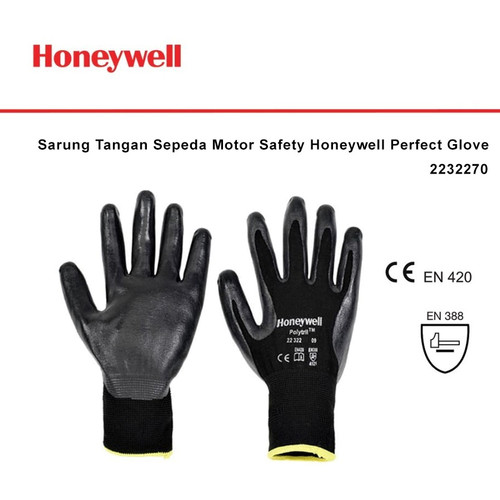 Sarung Tangan Sepeda Motor Safety Honeywell Perfect Glove 2232270-09