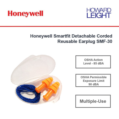 Honeywell Smartfit Detachable Corded Resable Earplug SMF-30