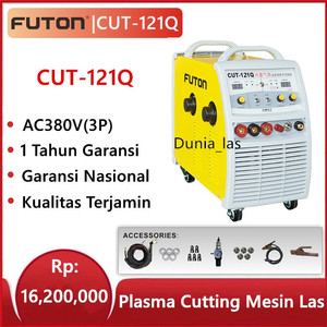 FUTON CUT-121Q Mesin Travo Las Plasma CUT MMA 121Q 120A Welding 3Phase