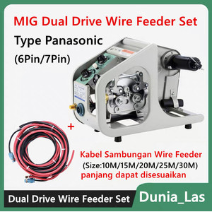 Wire Feeder Dual Drive Mesin Las Mig CO2 Kabel Cable Sambungan SET