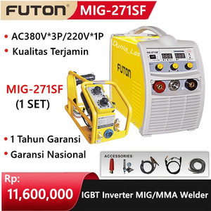 FUTON MIG-271SF Mesin Las Inverter Travo Las MIG MAG MMA 271SF 270A