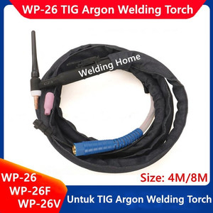 Stang Las Argon WP26 WP26F WP26V TIG Torch WP 26 26F 26V 4M 8M SET