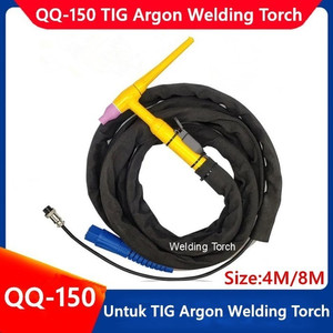 QQ150 Stang Las Argon TIG Welding Torch QQ-150 QQ 150A 4M 8M Meter SET