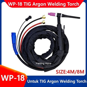 WP18 Stang Las Argon TIG Welding Torch WP-18 WP 18 4M 8M 4 8 Meter SET