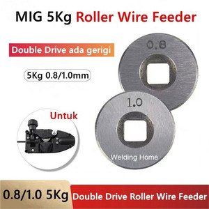 MIG Welding Wire Feeder Wheel Roller 5kg 0.8-1.0mm Double Drive 1.0mm