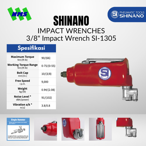 IMPACT WRENCHES / 3/8" Impact Wrench SI-1305