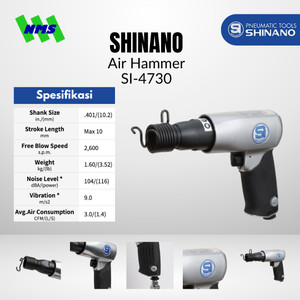 Mesin Gergaji Angin Shinano SI-4730 Mini Air Saw Speed 6000 spm