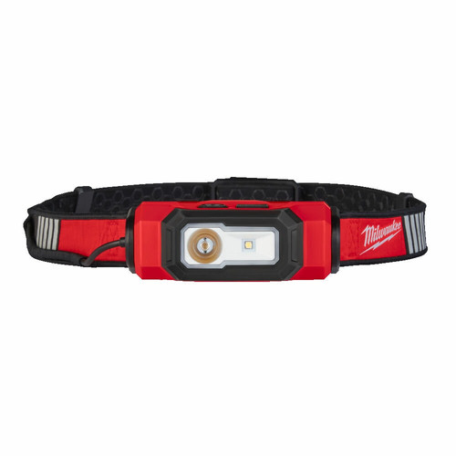 Lampu Senter Milwaukee L4 HLVIS-301 USB Rechargeable Hi-Vis Head Lamp