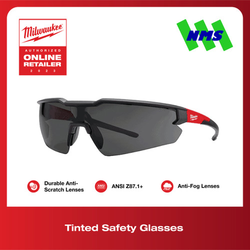 Kaca Mata Milwaukee 48-73-2005A Tinted Safety Glasses Hitam