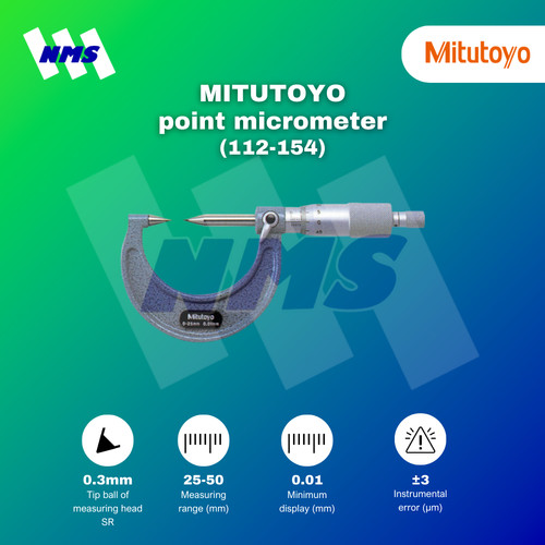 Mikrometer Mitutoyo CPM15-50 Point Micrometer 25-50mm (112-154)