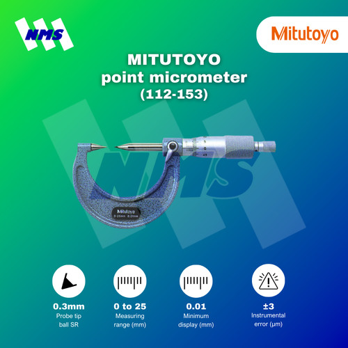 Mikrometer Mitutoyo CPM15-25 Point Micrometer 0-25mm (112-153)