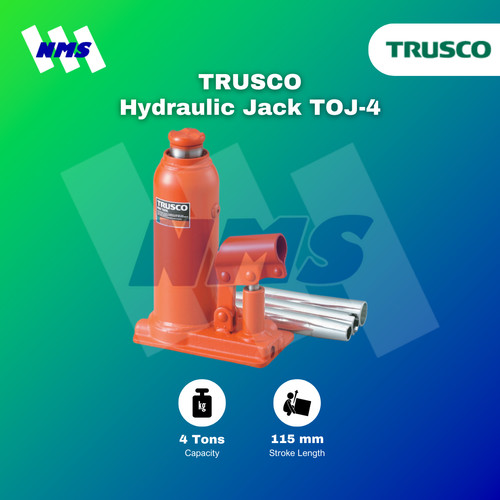 Dongkrak TRUSCO TOJ-4 Hydraulic Jack 4 Ton