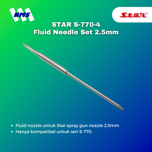 STAR Fluid Needle S-770-4 2.5mm Untuk Spray Gun S-770