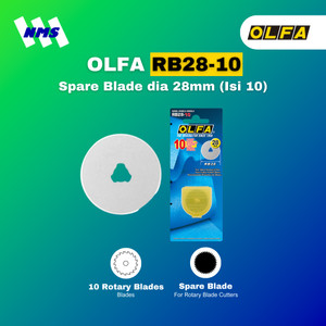 Refill Pisau OLFA RB28-10 Spare Blade 28mm for RTY Original Isi 10 pcs