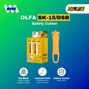 Pemotong Strapping OLFA SK-15 DSB Safety Cutter Original Pisau Wrap