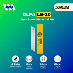 OLFA LB-10 Spare Blade (10Pcs Pack) Original