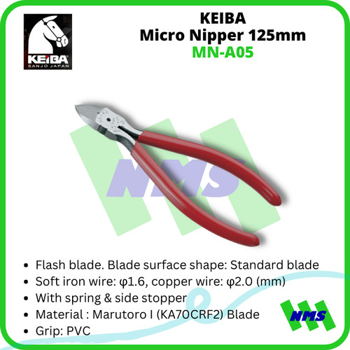 Tang Potong KEIBA Micro Nipper 125mm MN-A05