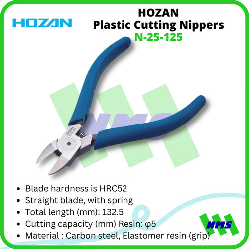 Tang Potong HOZAN N-25-125 Diagonal Cutting Nippers Japan