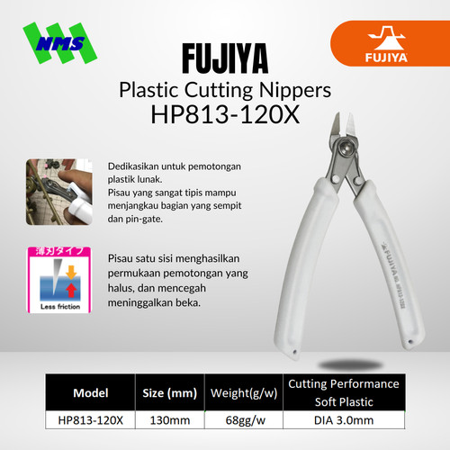 Tang Potong FUJIYA HP813-120X Plastic Cutting Nippers Japan