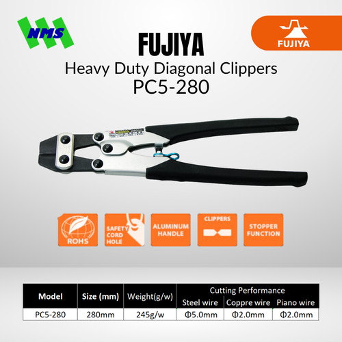 Tang Potong FUJIYA PC5-280 Heavy Duty Diagonal Clippers Japan