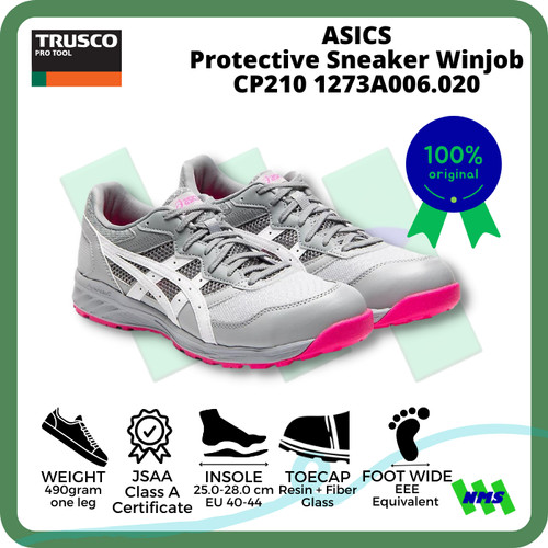 ASICS Protective Sneaker Winjob CP210 1273A006.020 Pink Safety Shoes