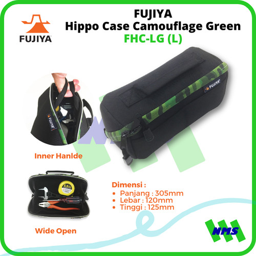 Tas Perkakas Tool Bag Besar HIPPO CASE Camouflage Green FHC-LG FUJIYA