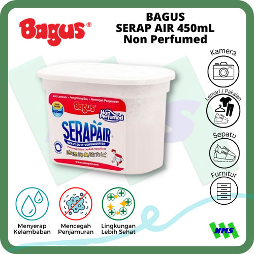 Bagus Serap Air Square Box 450mL Non Perfumed Anti Lembab Bau Jamur