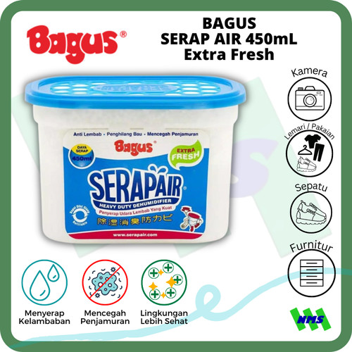 Bagus Serap Air Square Box 450mL Extra Fresh Anti Lembab Bau Jamur