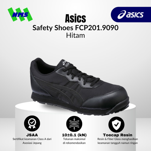 Sepatu Safety FCP201.9090 ASICS Protective Sneaker Winjob Hitam Ori