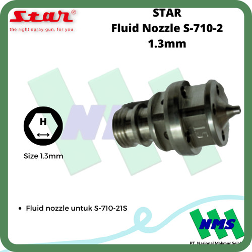 STAR Fluid Nozzle S-710-2 1.3mm Replacement Part