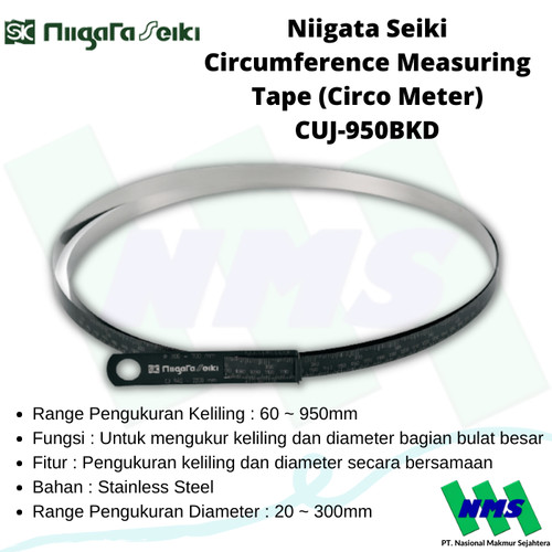 Niigata Seiki Circumference Measuring Tape (Circo Meter) CUJ-950BKD