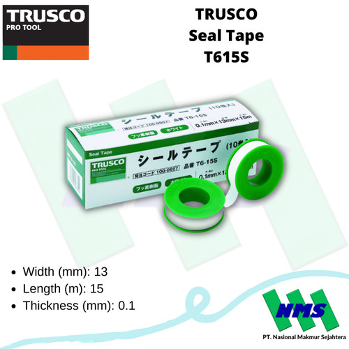 Seal Tape TRUSCO 13mm x 15m T615S 100-0957