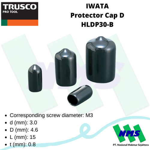 Tutup Pelindung IWATA Protector Cap D HLDP30-B 366-0931