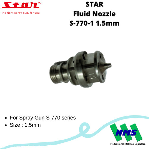 STAR Fluid Nozzle S-770-1 1.5mm for Spray Gun