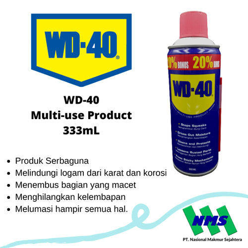 WD-40 Multi-use Product 333mL Pelumas Serbaguna WD40 WD 40