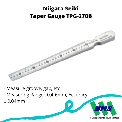 Niigata Seiki Taper Gauge TPG-270B