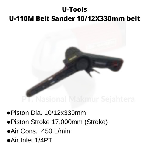 U-110M U-Tools Belt Sander 10/12X330mm belt