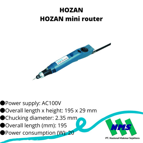 TRUSCO 768-0929 HOZAN mini router