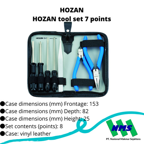 HOZAN S-1 Tool Set 7 Points TRUSCO 436-2713