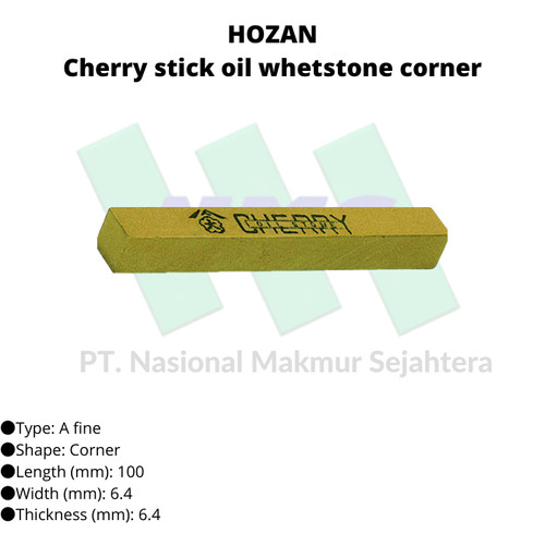 TRUSCO 121-3458 Cherry stick oil whetstone corner