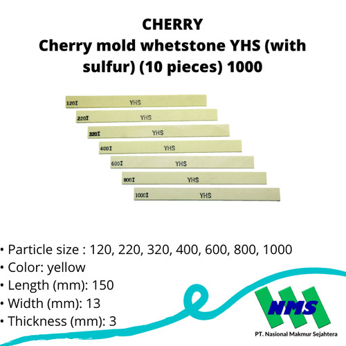 TRUSCO 416-789 Cherry mold whetstone YHS (with sulfur) (10 pieces)