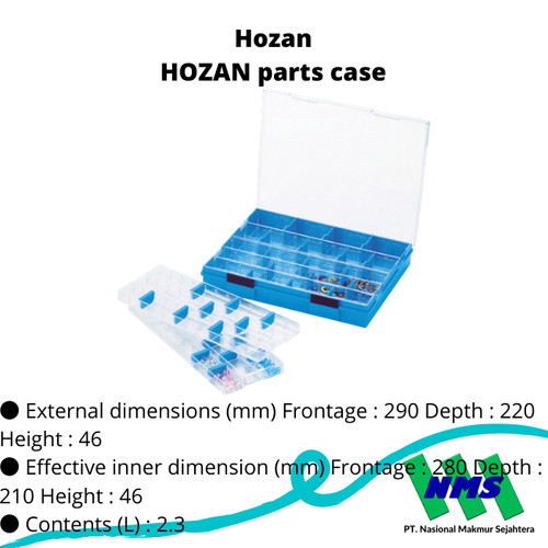 TRUSCO 354-3081 HOZAN parts case B-50-EE